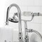 Kingston Brass CA8T1 3-3/8" Tub Wall Mount Clawfoot Tub Faucet with Hand Shower, Polished Chrome CA8T1 - alternate 6